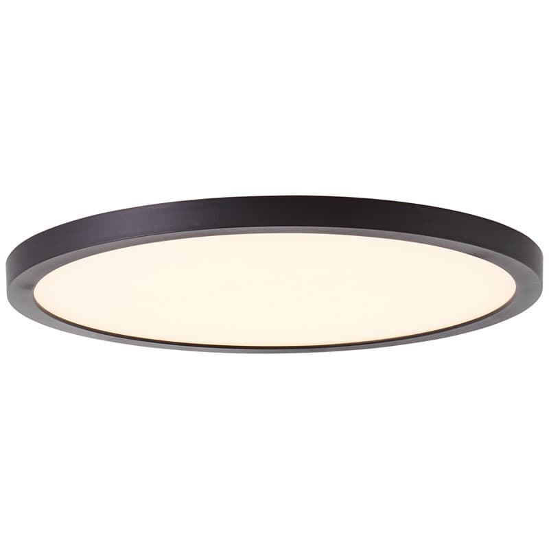 Brilliant Led Plafondpaneel, Ø 25 Cm, 2100 Lm, 2700 K, Zwart