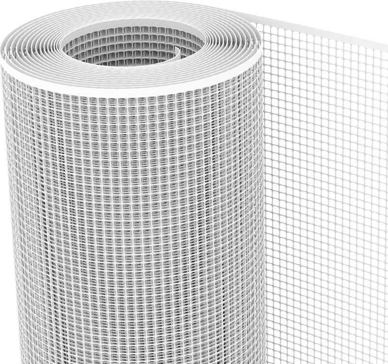 TENAX Quadra Plastic Mesh Balkonhek Bescherming - Wit, 1 x 50 m