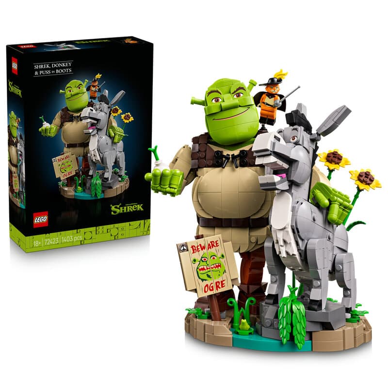 LEGO Shrek 72423 Shrek, Ezel en de Gelaarsde Kat