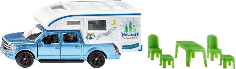 Siku Ford F150 pick-up camper speelgoedvoertuig - No. 1693