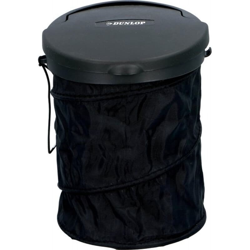 Dunlop Auto Vuilnisbak - Vouwbaar PE, 4 liter, diameter 16 cm