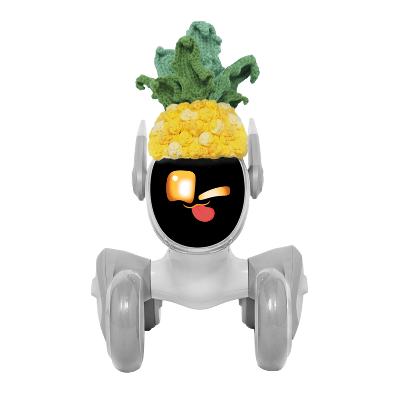 Ananas hoed accessoire voor Loona robothond elektronische huisdierrobot, vrij wisselbaar voor meer dagelijks plezier