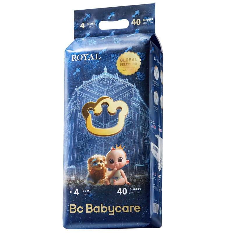Bc Babycare Royal luiers maat 4 (9-14 kg) 40 stuks