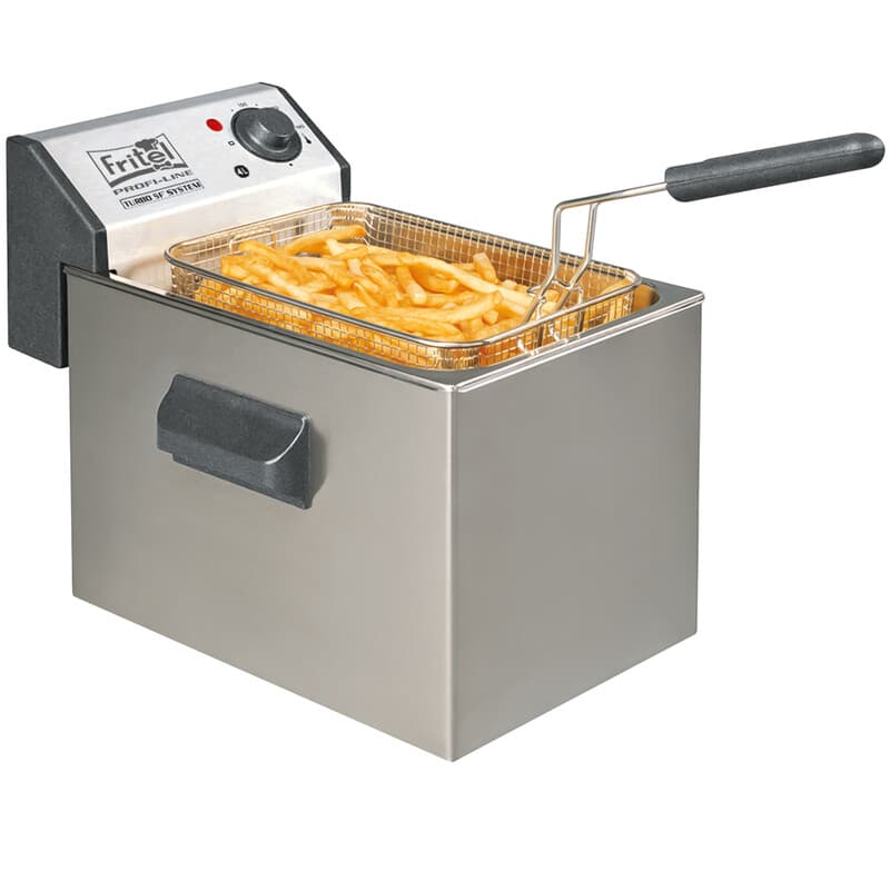 FRITEL Friteuse Profi 3355 - Professionele Friteuse - 4L - 3200W - Anti-stofdeksel - Geschikt voor olie en vast vet