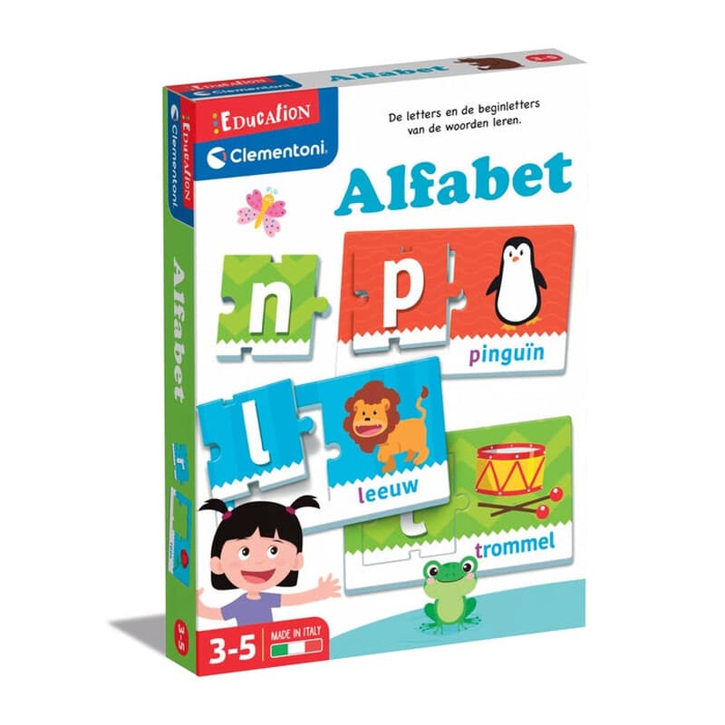 Clementoni educatief spel eerste alfabet - 53 stuks, 27,6 x 20,3 cm