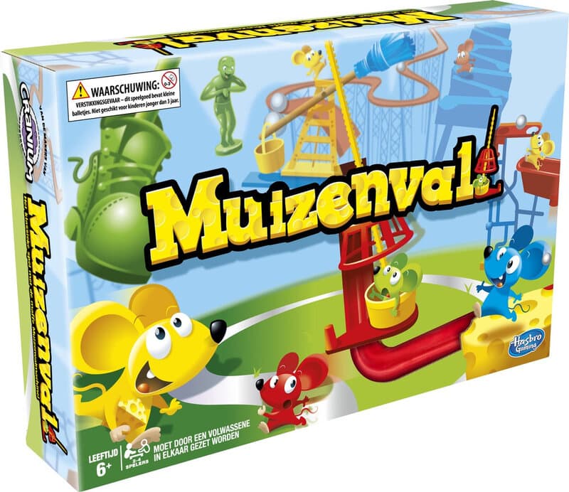 Hasbro muizenval bordspel - klassiek gezinsplezier