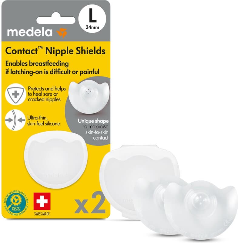 Medela Contact Tepelhoedjes Maat L - 24 mm - 2 stuks