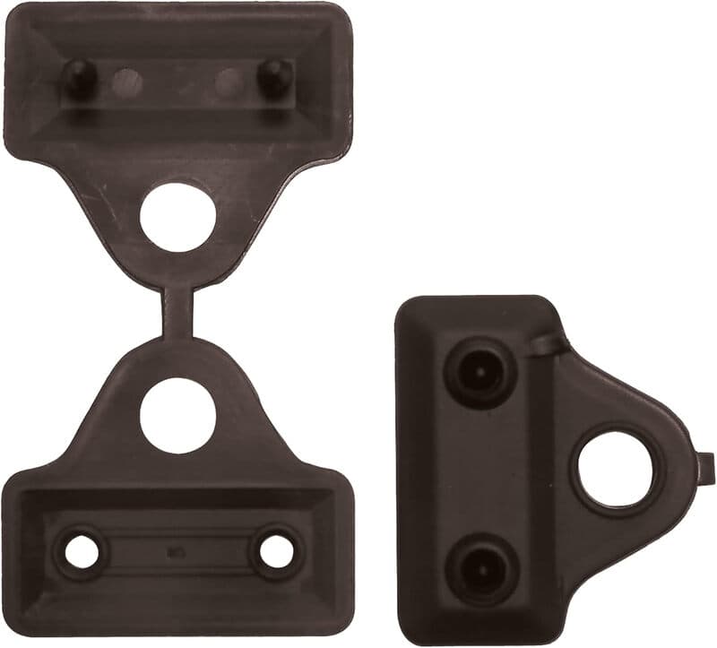 TENAX Mesh Fixeerklemmen - Zwart, 5 cm, 12 stuks