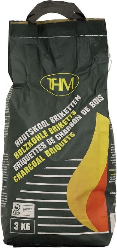 T.H.M. houtskoolblokjes - 3 kg - PEFC