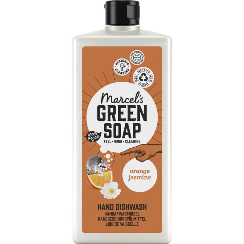 Marcel's GREEN SOAP afwasmiddel sinaasappel & jasmijn 500 ml