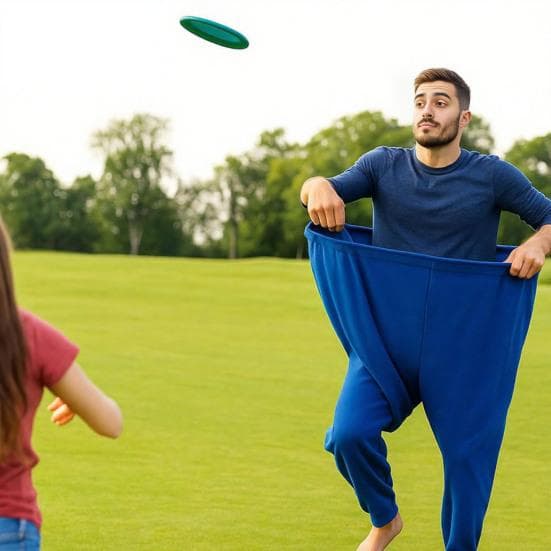Vangspel Broeken Ademend Oversized Oma Broeken Bal Gooi Spel voor Buiten Gazonfeesten Achtertuin Plezier Verjaardag Team Building Picknick Speelgoed l