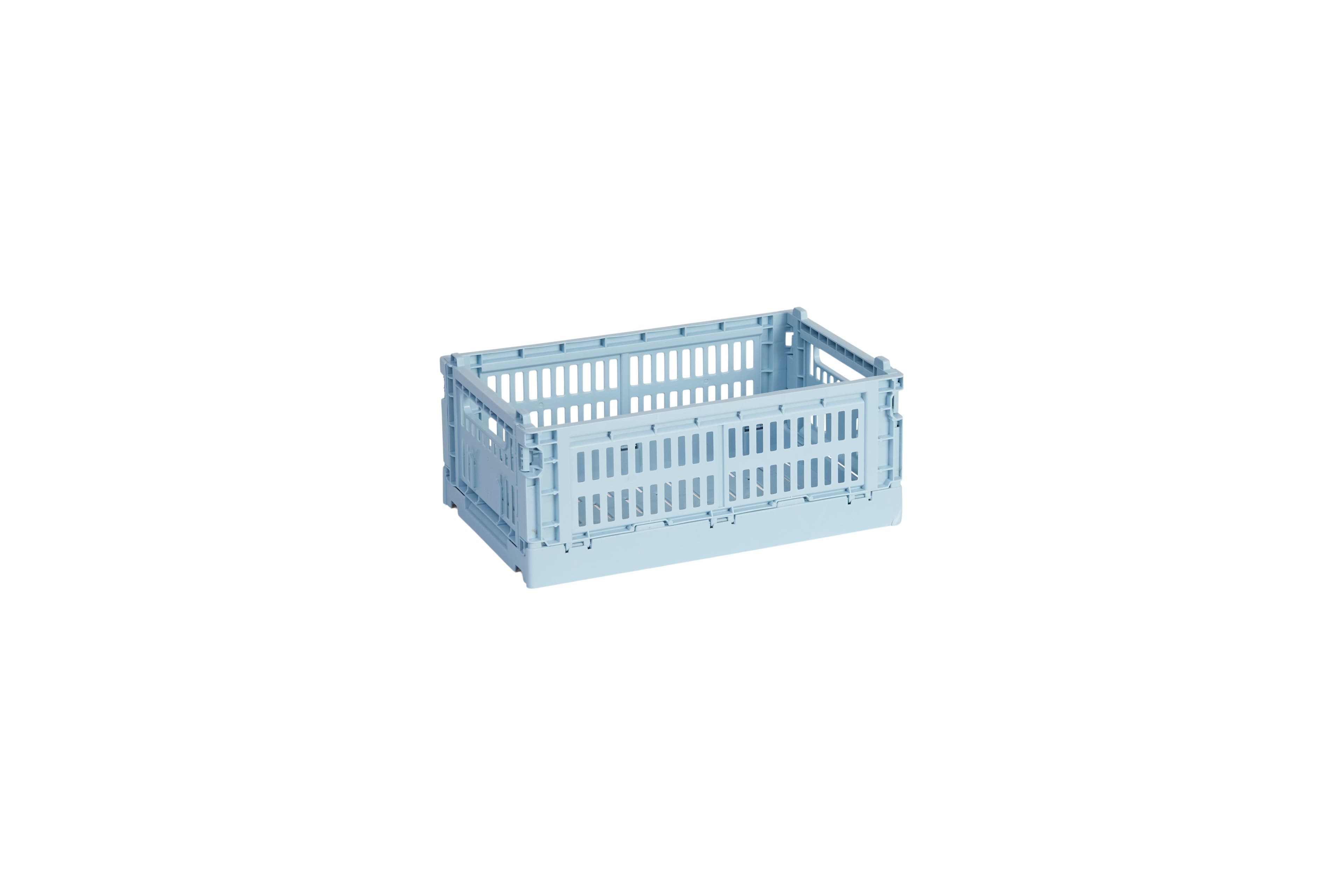 HAY Colour Crate mand S gerecycled - HAYCrateSoftBlue