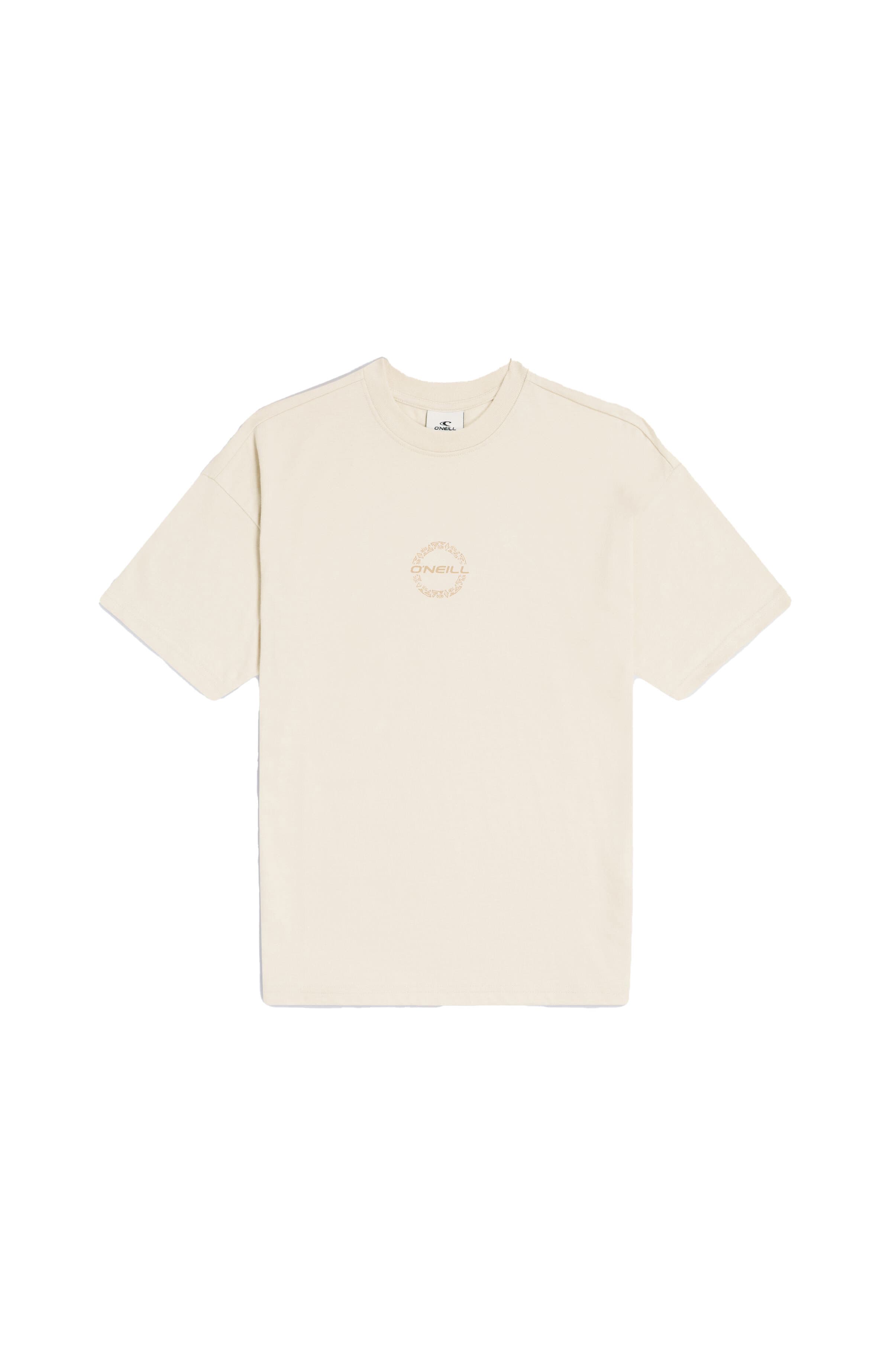 O'Neill Back Print T-shirt - Meisjes - Beige - Maat: 128