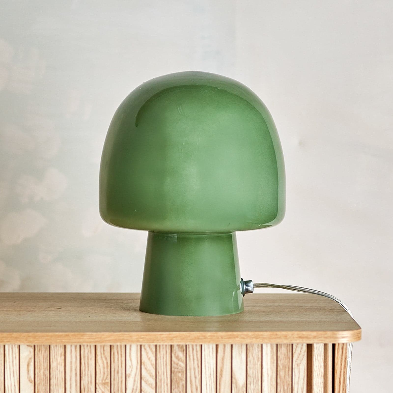 Paddy tafellamp, groen, glas, hoogte 26,5 cm Bloomingville - Woonkamer - Jong wonen - 1 lamp