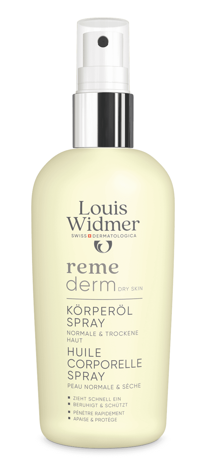 Louis Widmer Remederm Lichaamsolie Spray Licht Geparfumeerd 150ml