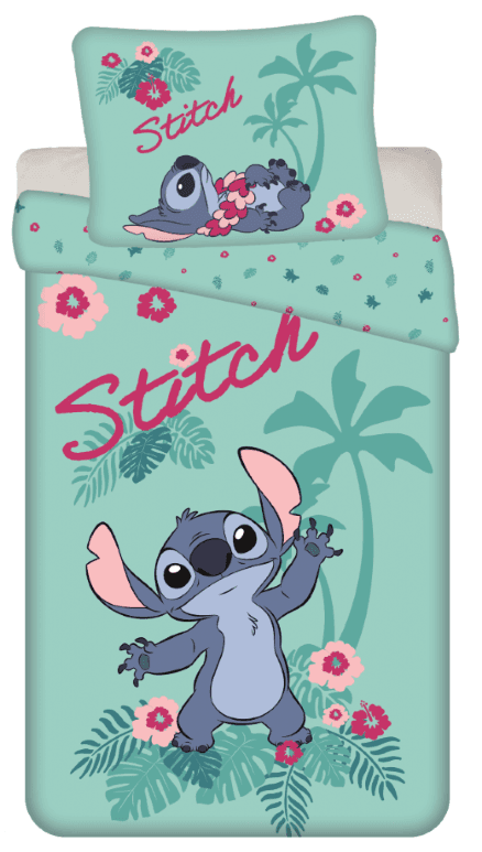 Stitch Hawaii dekbedovertrek 140 x 200 cm - 70 x 90 cm - katoen