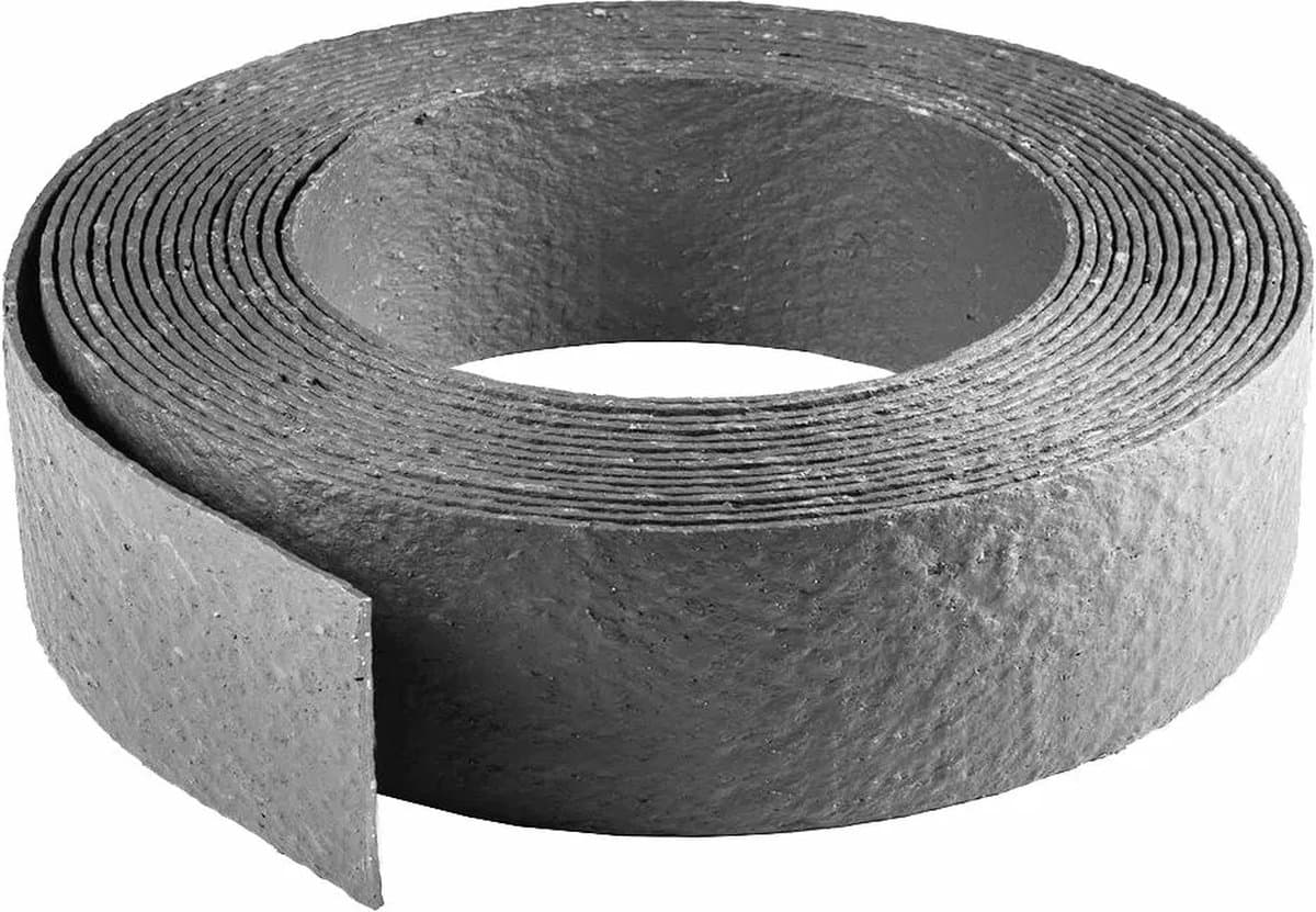 Talen Tools - ecolat - tuinafboording - borderrand - grijs - 100% gerecycled - 19 x 0,7 cm - 25 meter