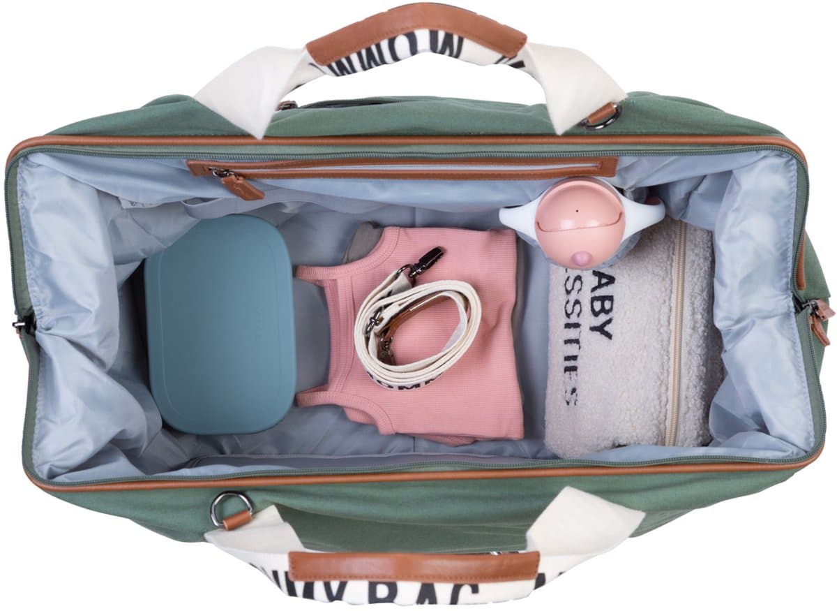 Childhome mommy bag® verzorgingstas - luiertas - groen - 5kg draagvermogen - 55x30x40cm - 58l