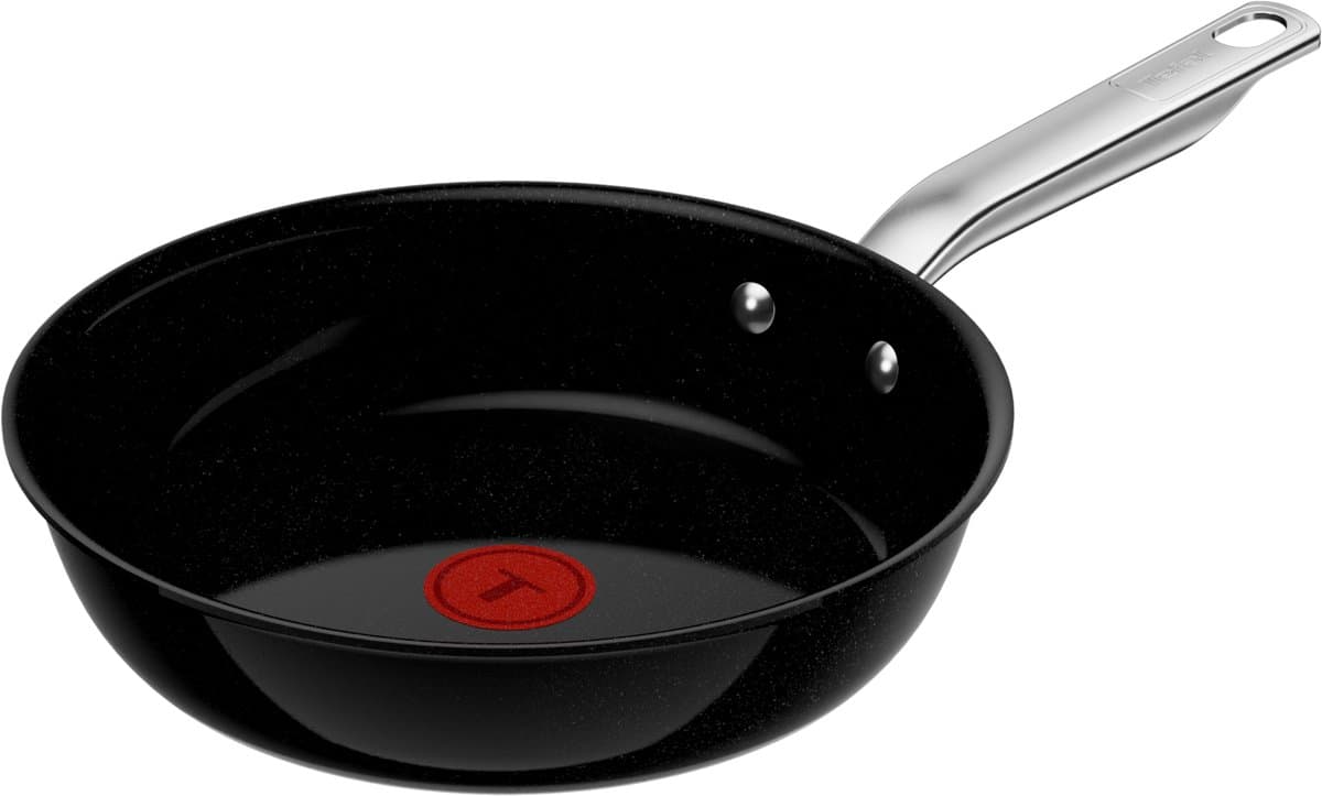 Tefal experience ceram - keramische koekenpan - ø24 cm - fusion core - pfas-vrij - geschikt voor inductie - geschikt voor gebruik met metalen spatels