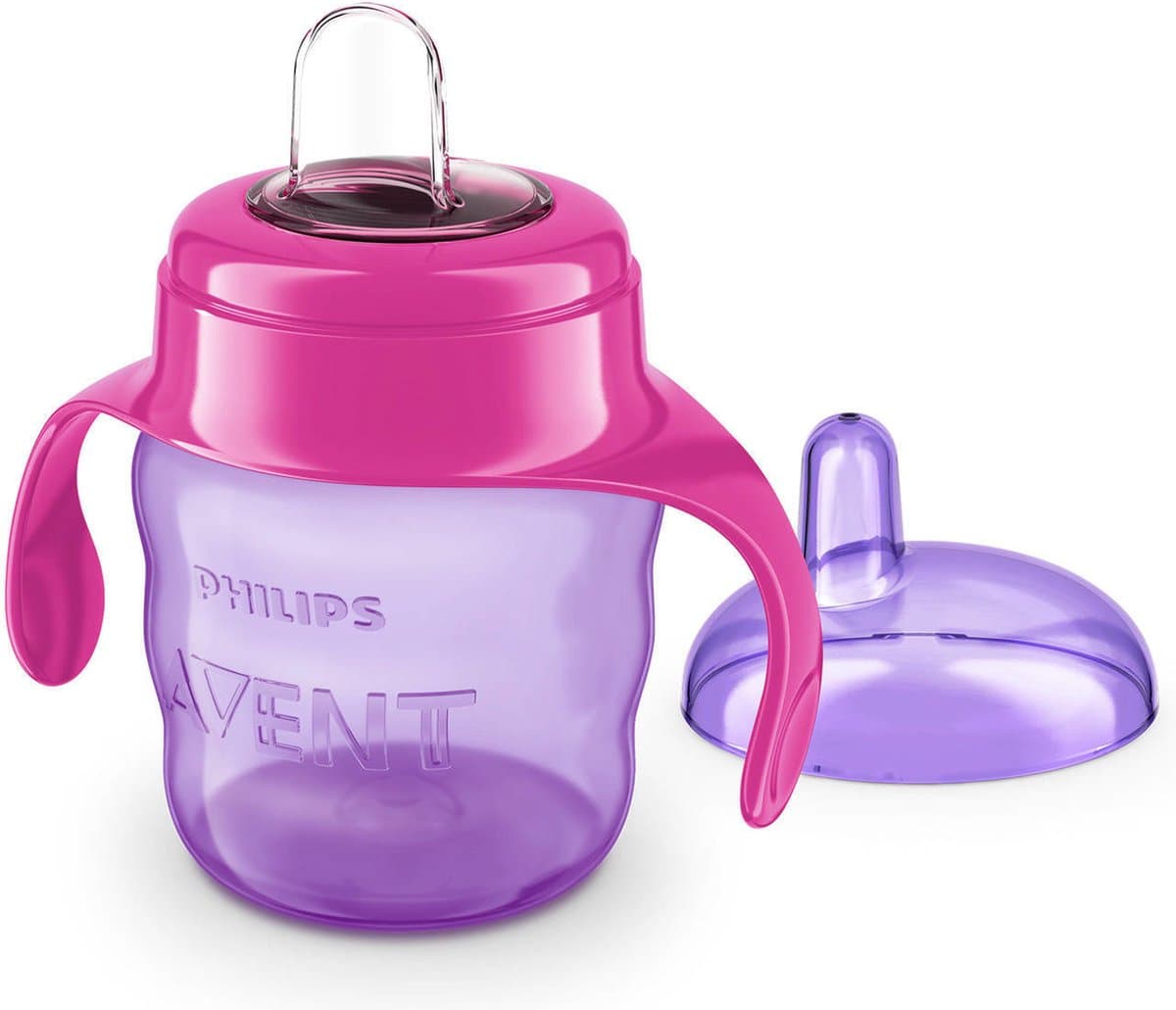 Philips Avent drinkbeker - 6+ maanden - 200 ml - paars - scf551/03