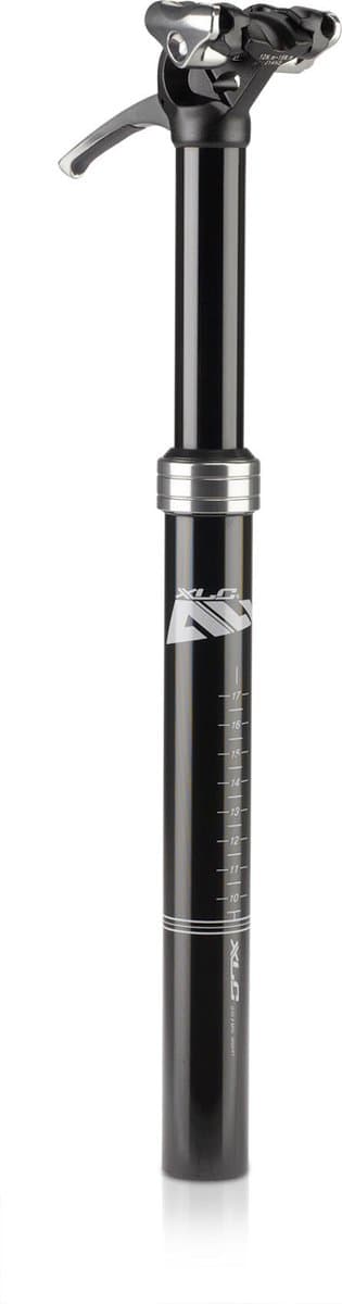 XLC sp-s07 zadelpen - comp - verend - 30.9x350mm - aluminium - 85-100kg - zwart