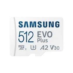 microSD-kaart Samsung EVO Plus 512 GB Wit