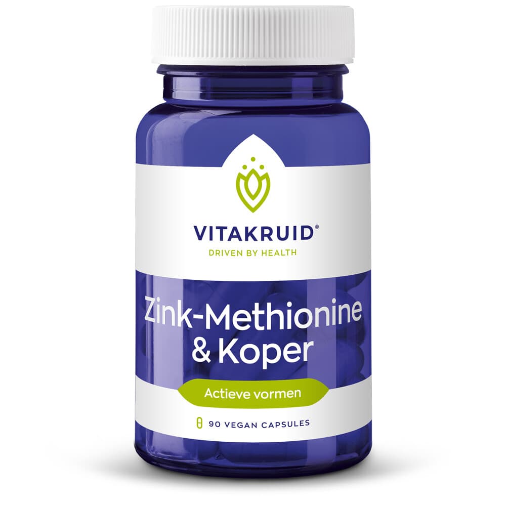 Vitakruid Zink Methionine Koper 90 vegancapsules