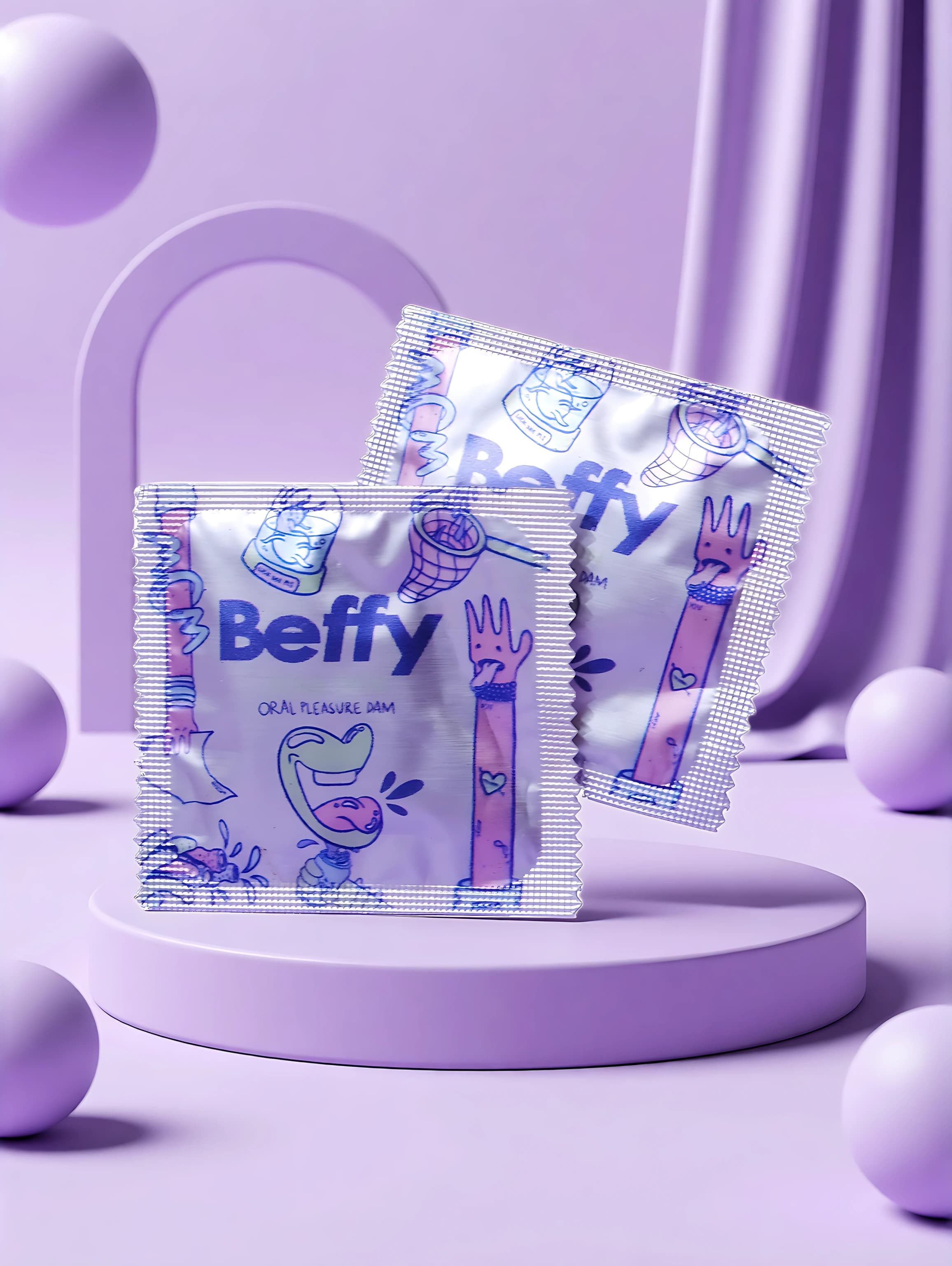 Beffy Oral Dams 2 stuks