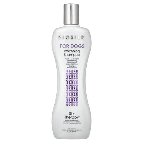 Biosilk, Silk Therapy®, Whitening Shampoo, voor honden, 355 ml