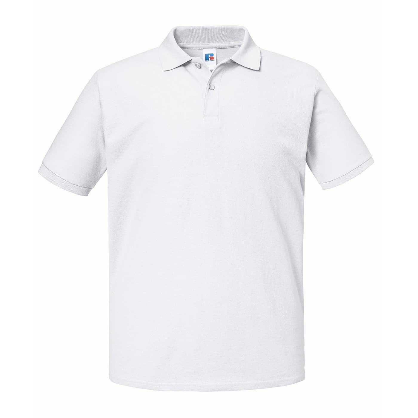 Russell Heren Authentic Eco Piqué Poloshirt (Wit)