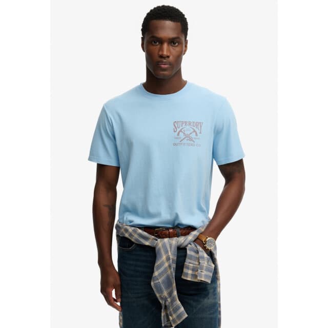 Superdry Outdoor moutain relaxed tee licht