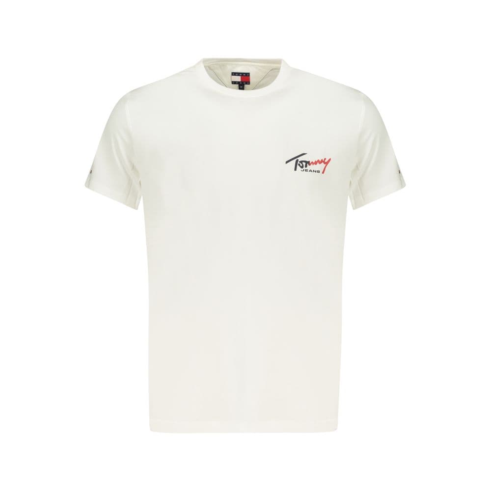 Tommy Hilfiger Witte Katoenen Heren T-Shirt