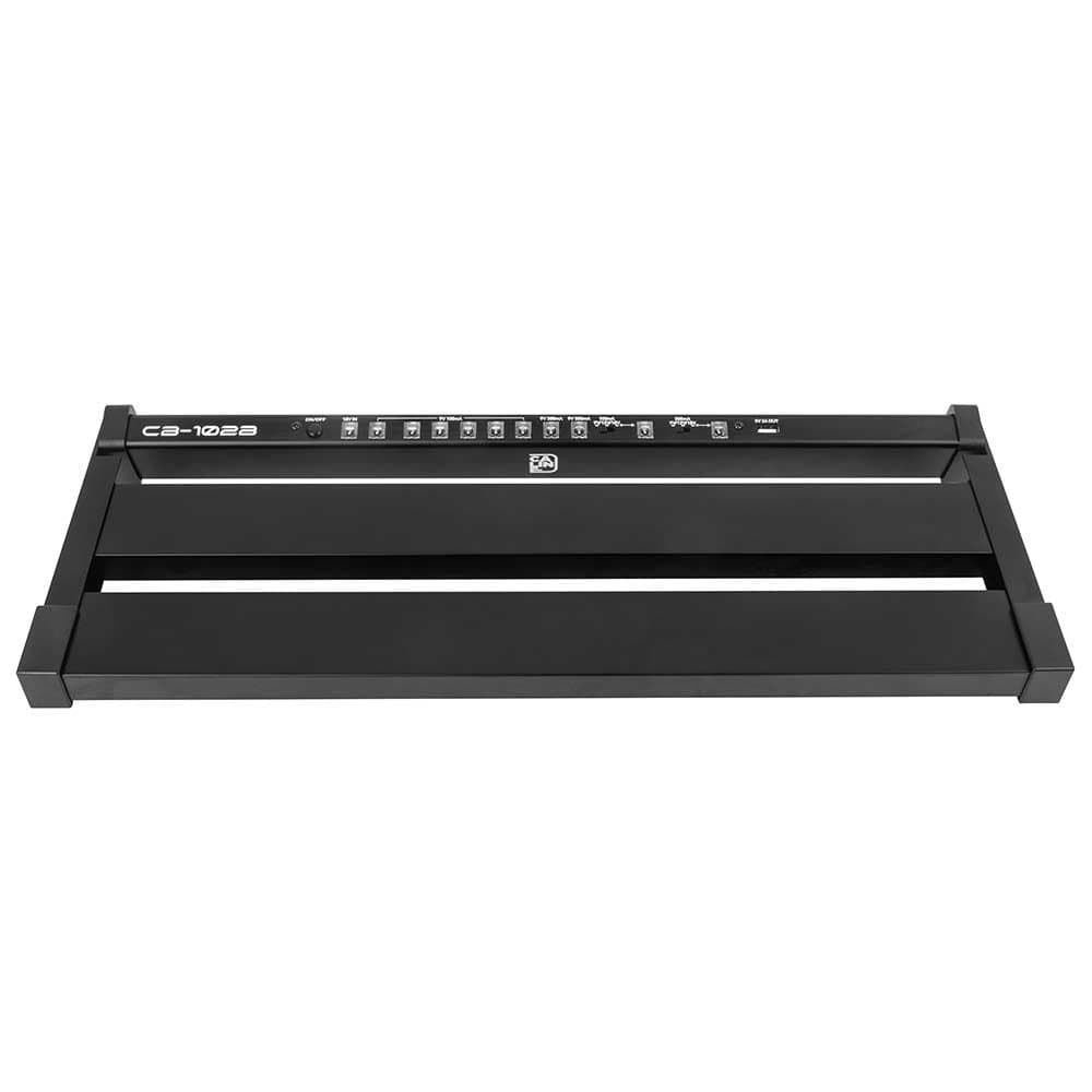 Caline CB-102B Pedalboard met Voeding (1 Rij, Incl. Tas) B-Stock