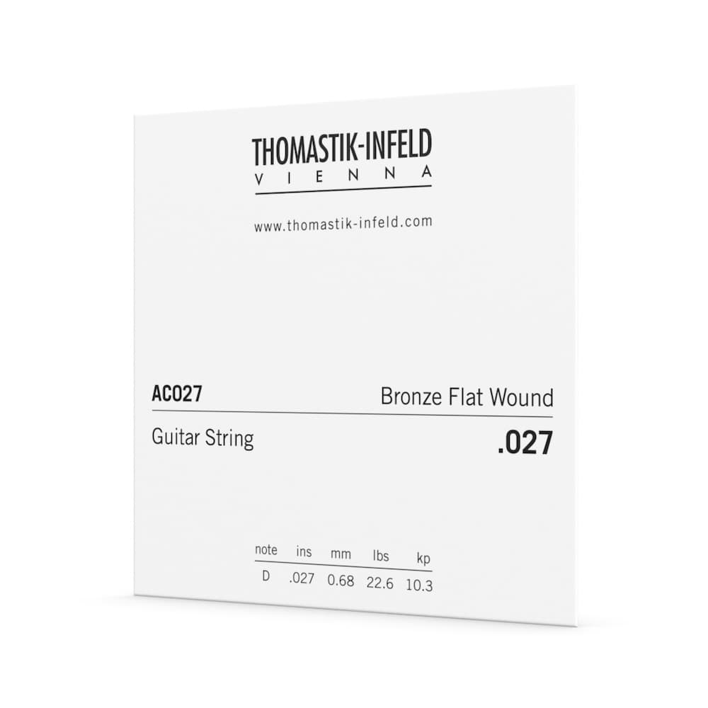 Thomastik AC027 Plectrum Bronze Flatwound Losse Akoestische Gitaarsnaar .027
