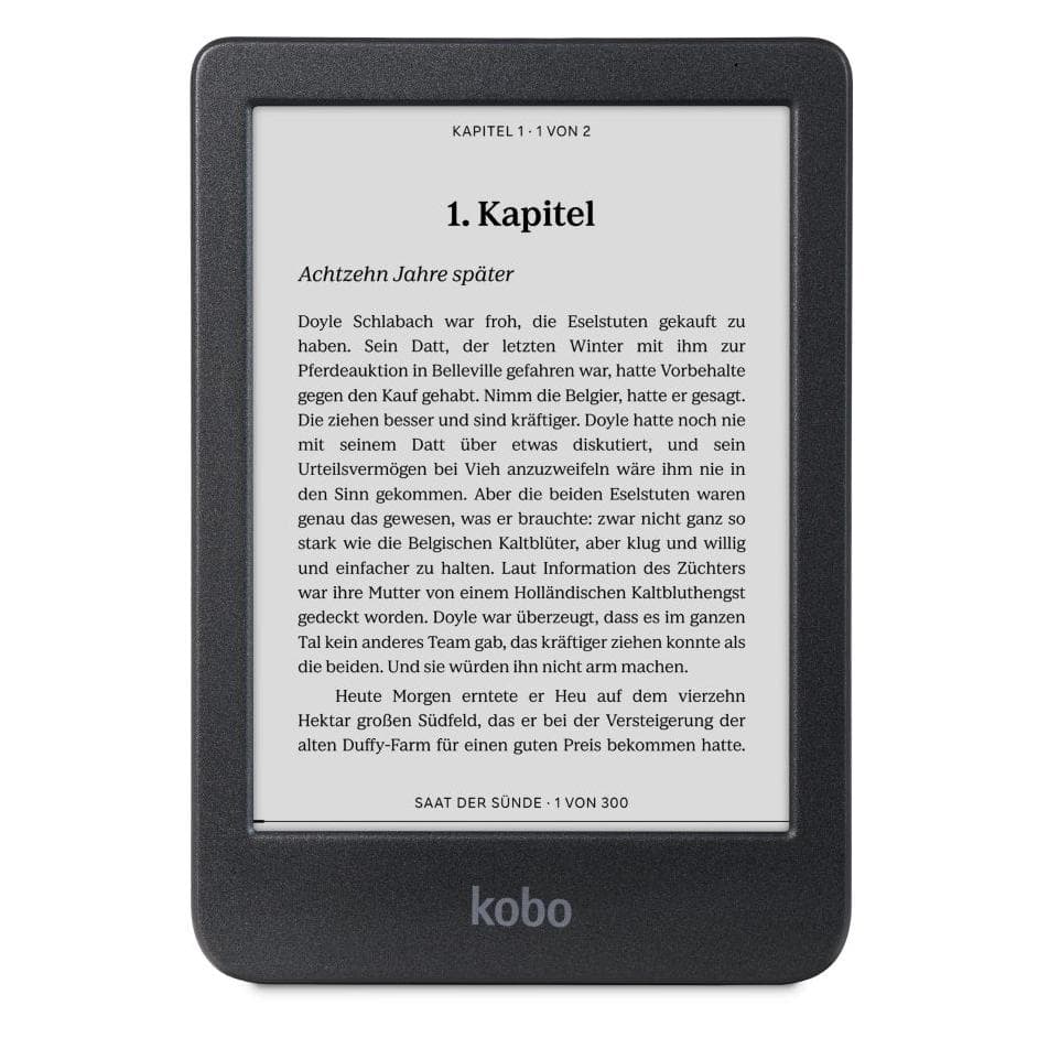 Kobo Clara BW (6", 16 GB), eReaders, Black