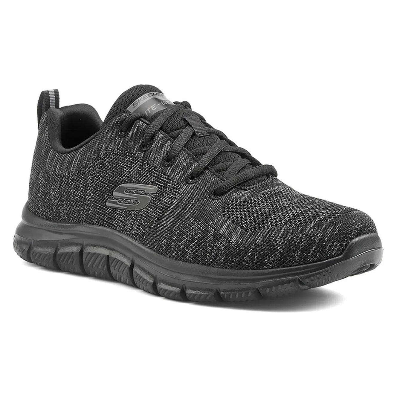 Skechers, Mannen, Sneakers, Spoor, Zwart, (45)