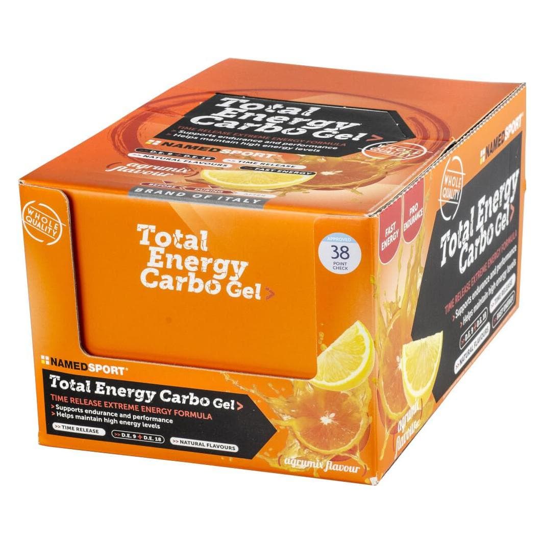 Named Sport, Pain plasters + Muscle creams, NAMEDSPORT Energy Gel TOTAL ENERGY CARBO GEL Citrus 24 x 40 ml (40 ml)
