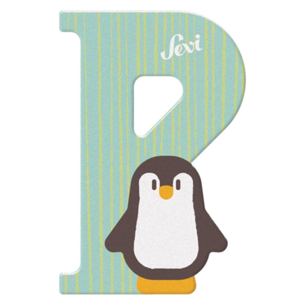 Sevi, Houten letters + stoffen letters, Dieren P