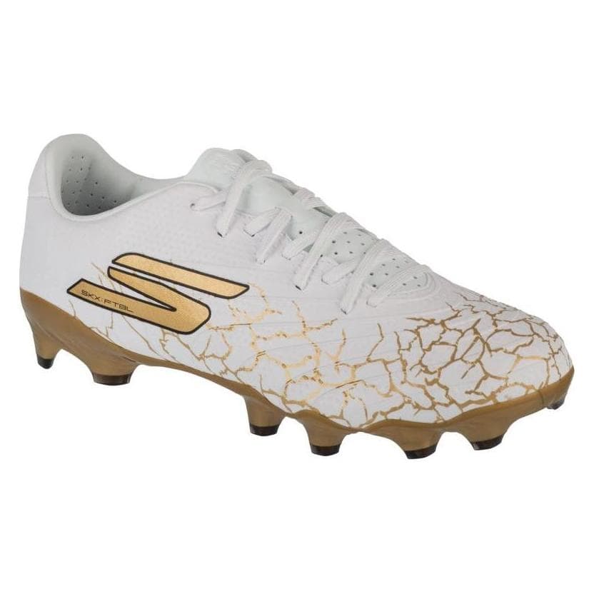 Skechers, Mannen, Voetbalschoenen, Fussball-nockenschuh Skx 1.5 Academy Fg - Eu 42.5 (42.5), Zwart, Goud, Wit
