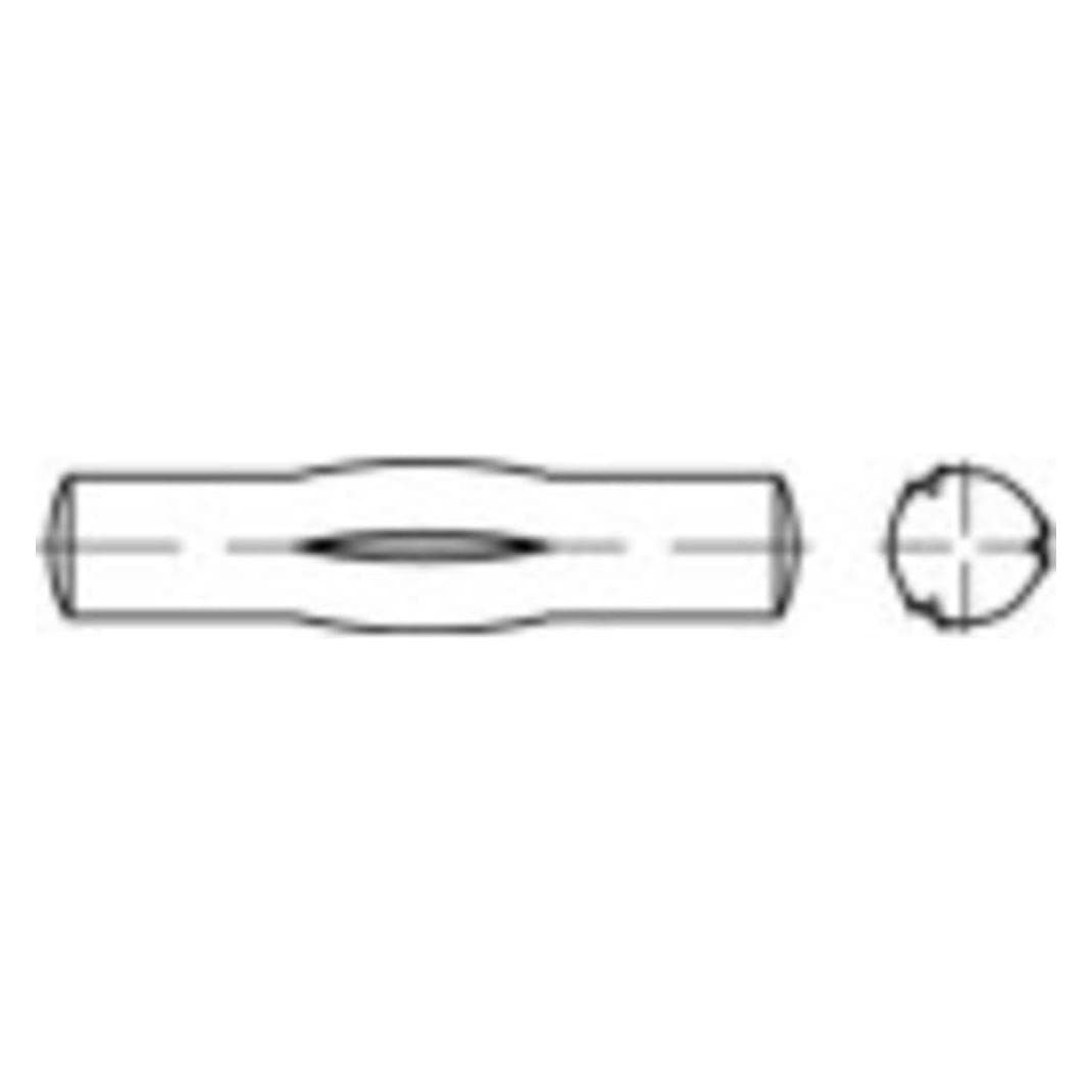 Toolcraft, Nails, Toggle notch pin (Ø x L) 10 mm (25 pcs., 55 mm)