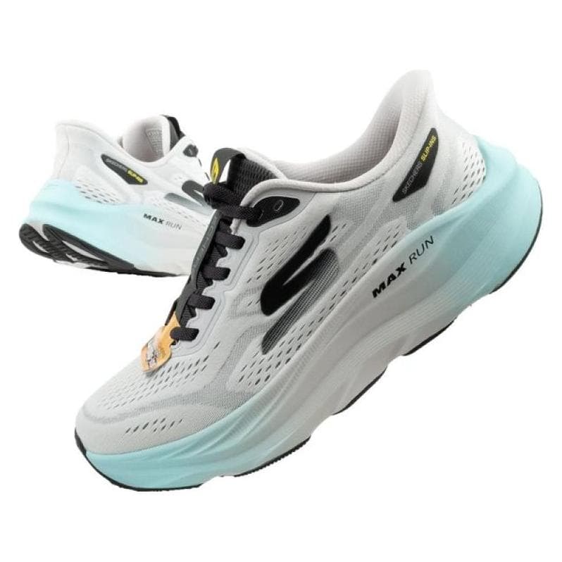 Skechers, Mannen, Sneakers, men's sports shoes sneakers Max Run white SLIP-INS, Wit, (43.5)