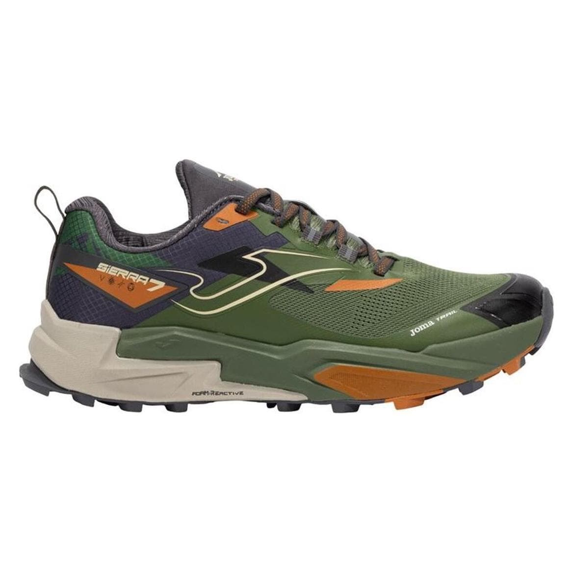 Joma, Mannen, Hardloopschoenen, Trail-Laufschuhe für Herren (Berglauf) Sierra 2515 Olive (42), Groen