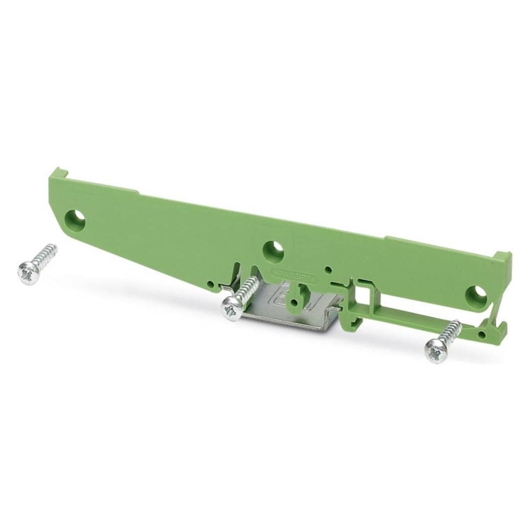 Phoenix Contact Top-hoed rail kast zijdeel polyamide UM122-SEFE/L 10 stuks. (Huisvesting), Elektronica benodigdheden + Behuizing, Groen