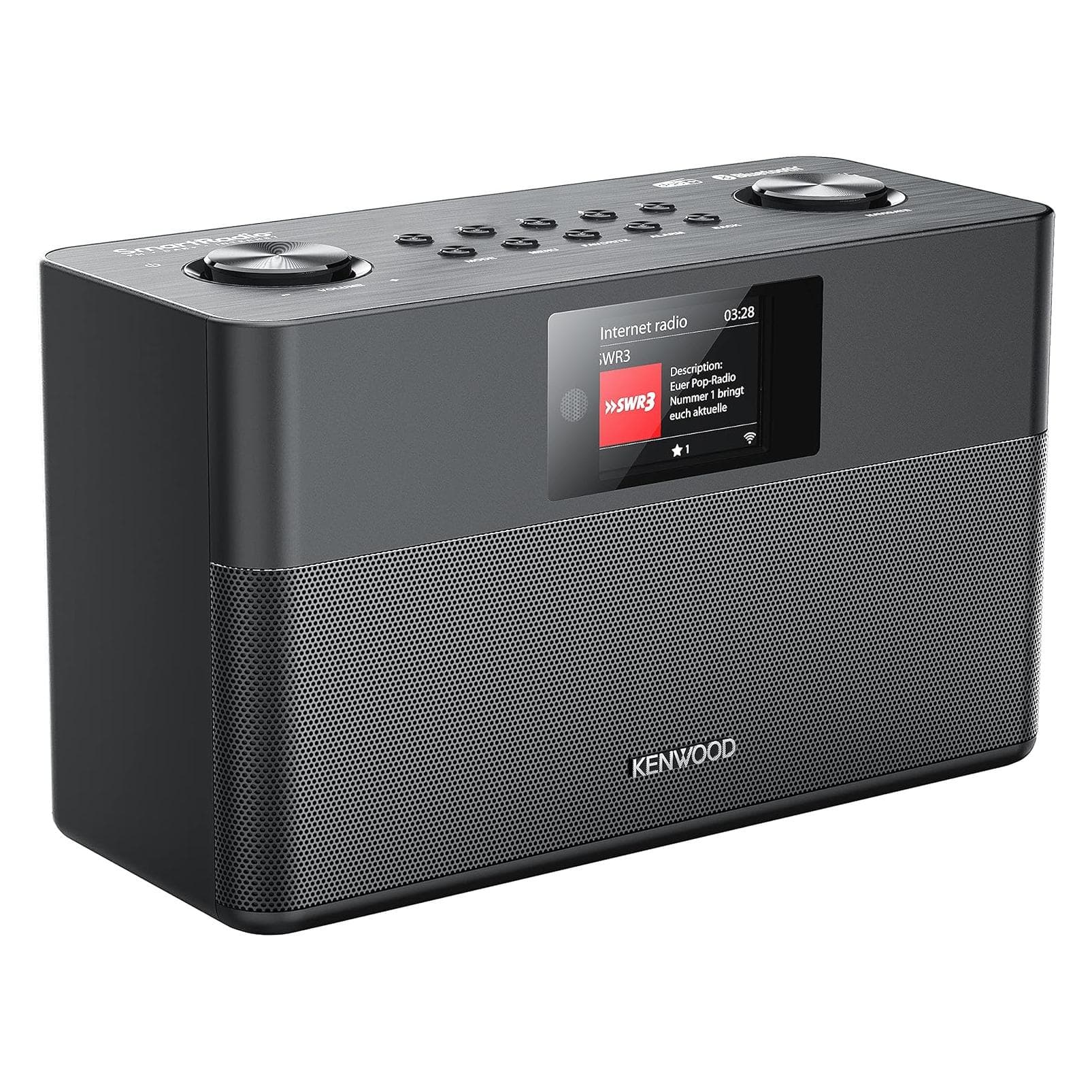 Kenwood CR-ST100S (DAB+, FM, Bluetooth, WiFi), Radio, Zwart