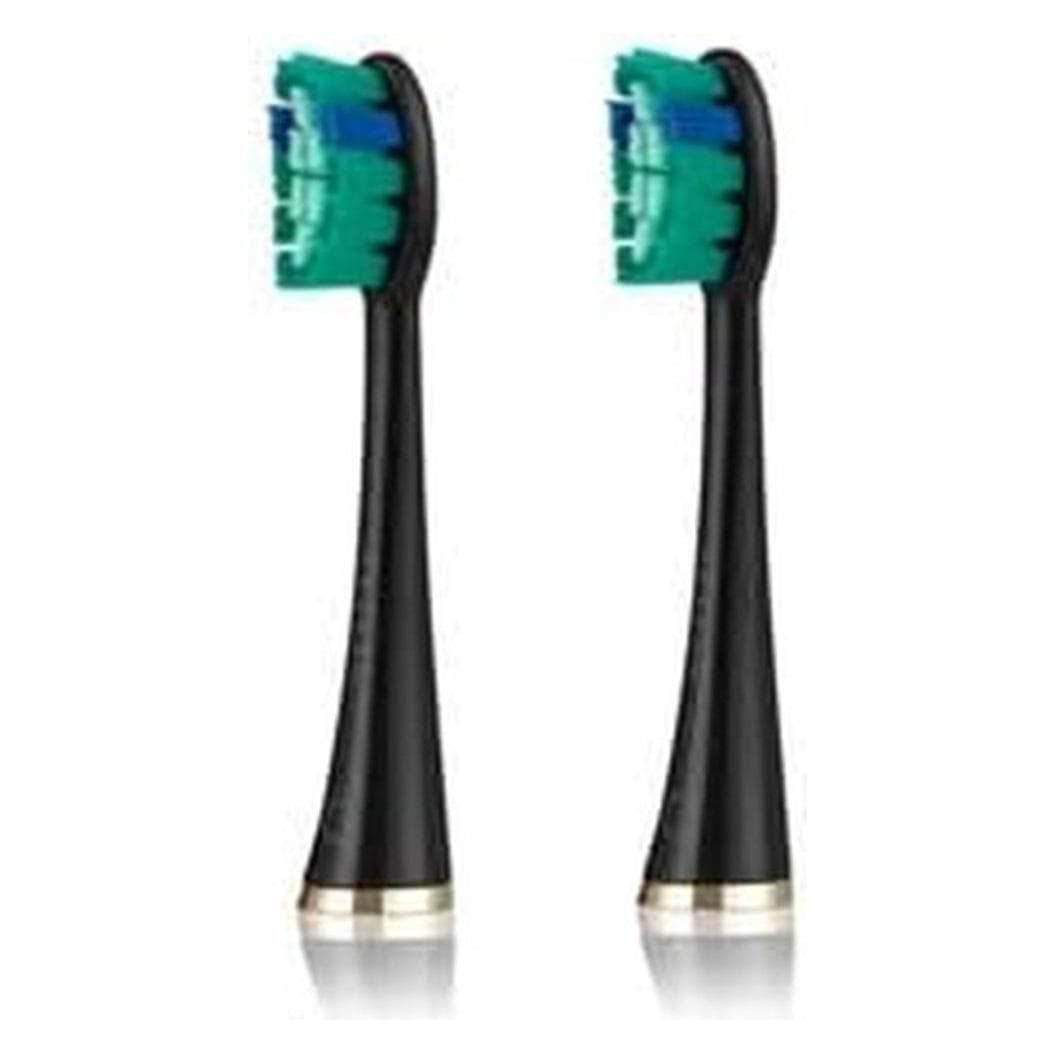Seysso, Borstels + opzetstukken, Goud Zwart Whitening 2szt. (2x)