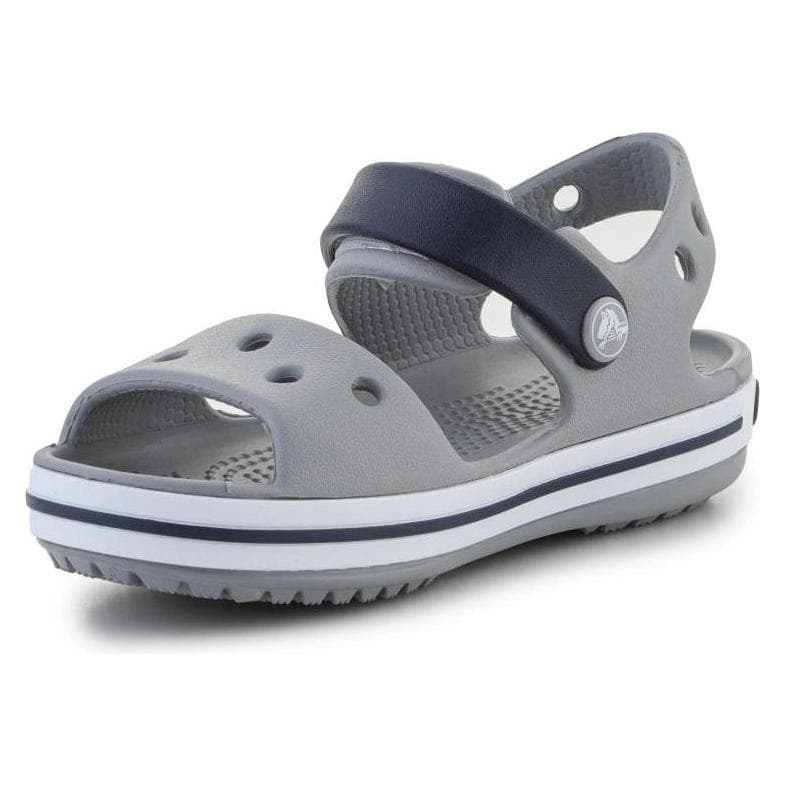 Crocs, Unisex, Sandalen, Crocband Sandaal Kinderen 12856-01U Maat 19, Zilver, Grijs, (19, 19.5, 20)