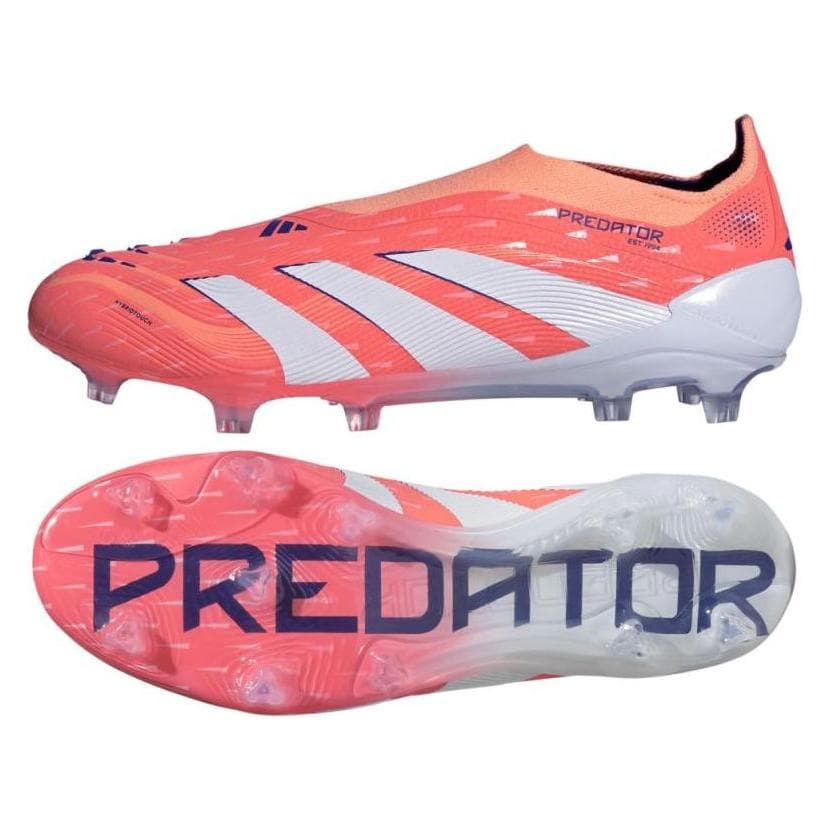 Adidas, Mannen, Voetbalschoenen, Predator Elite Laceless (40), Oranje, Blauw, Wit