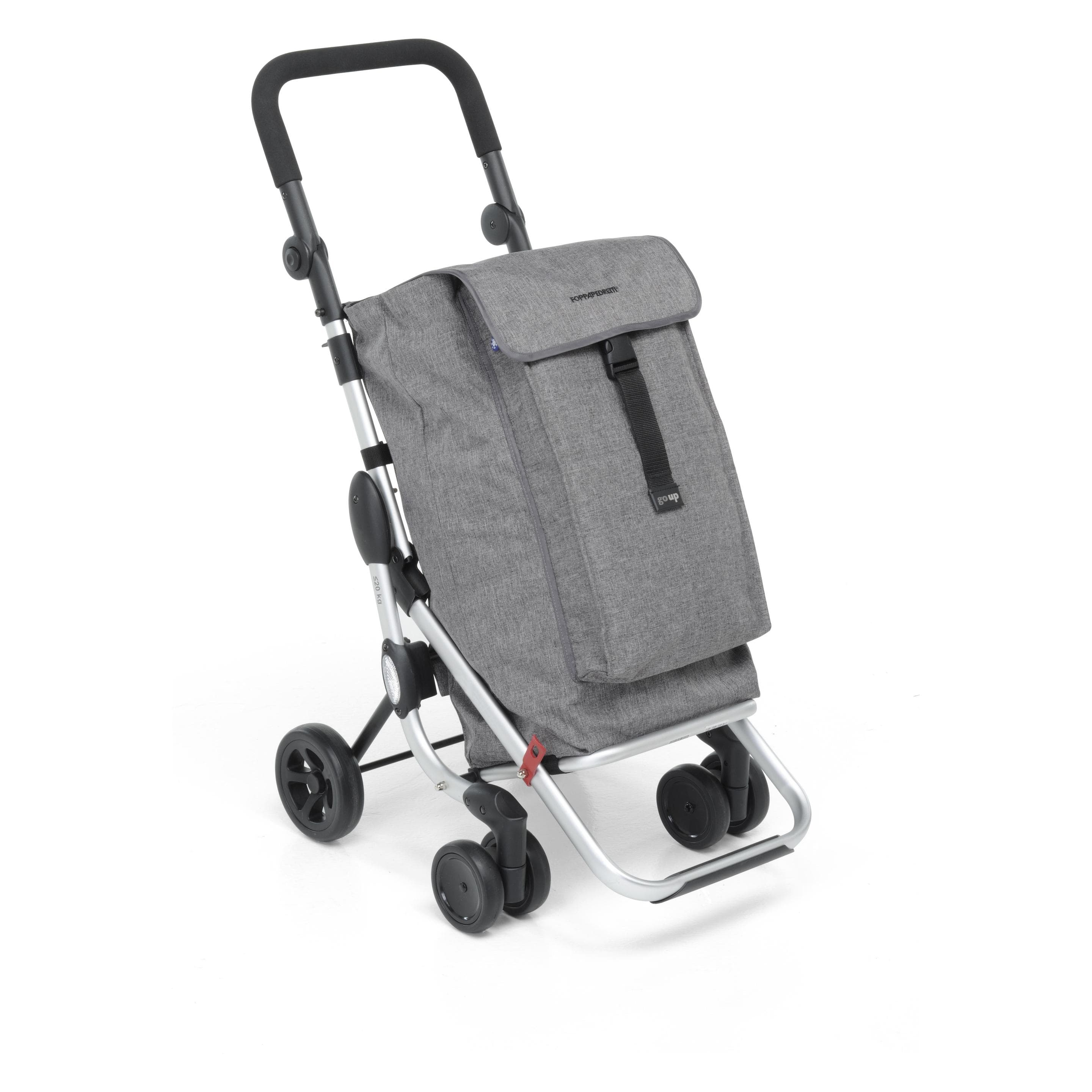 Foppapedretti, Hulp bij het winkelen, Winkelwagen Grigio, Grijs