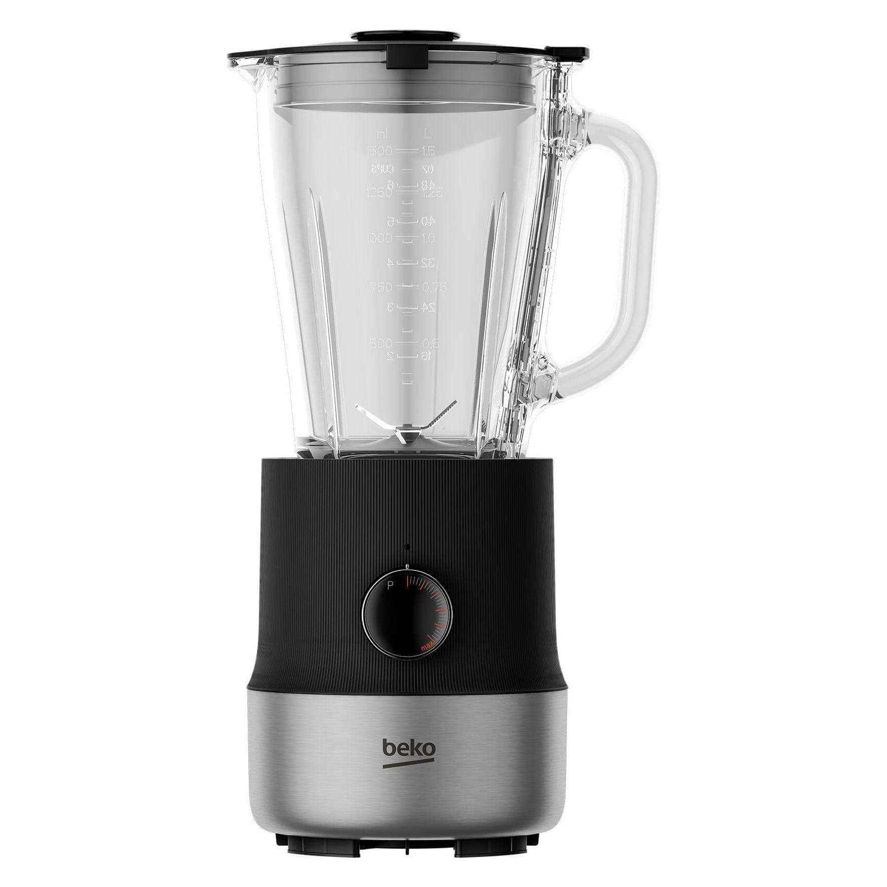 Beko TBN 81808 BX, Blender, Zwart, Zilver
