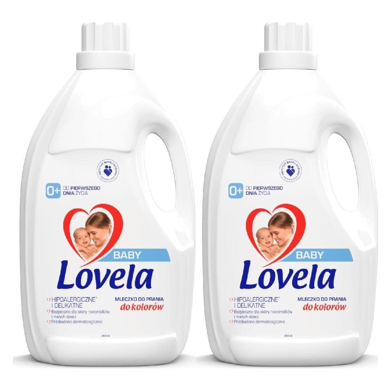 Morele Lovela 2x Hipoalergiczne mleczko do prania ubranek niemowlęcych i dziecięcych 2,9l
